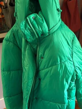 GAP Bright Green Water-Resistant Jacket